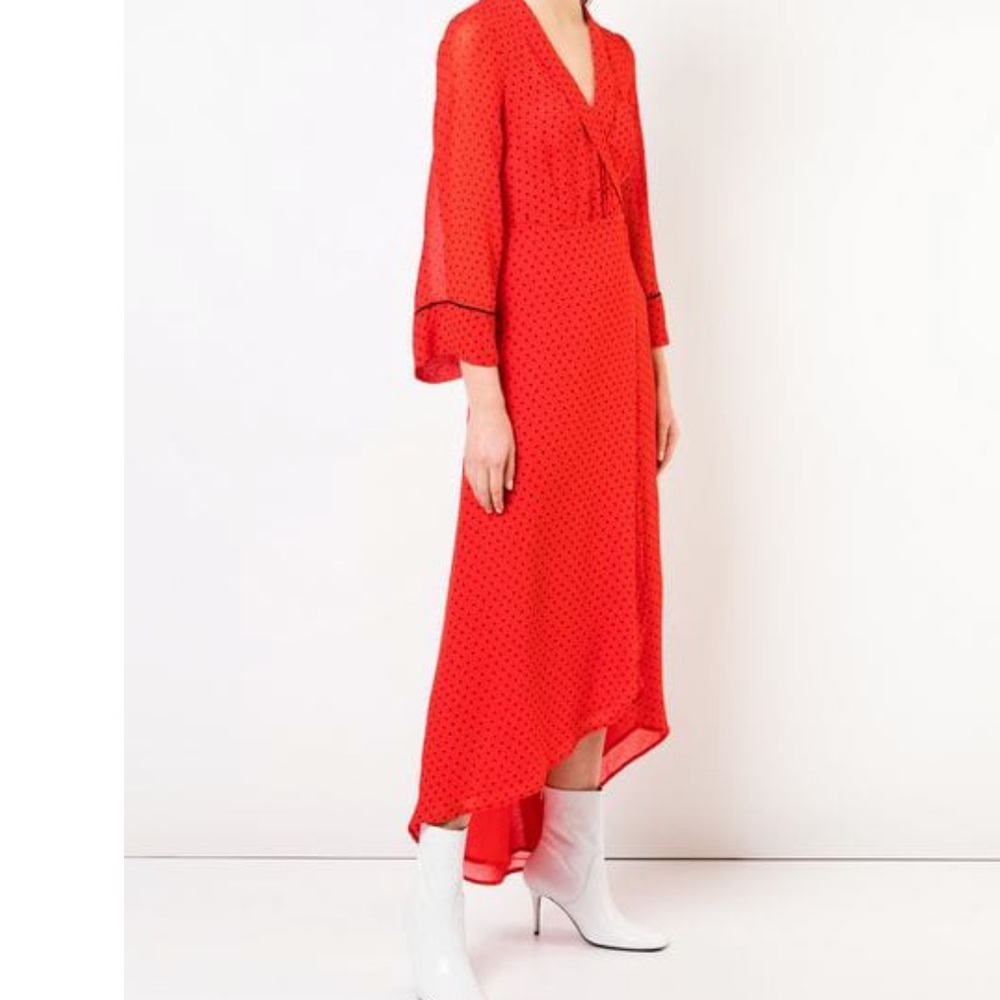 ⭐️New⭐️Ganni Wrap Midi Dress